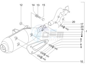 Runner 125 VX 4 (UK) UK drawing Silencer