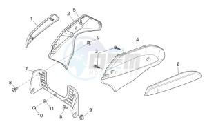 Breva V IE 1100 drawing Front body - Duct