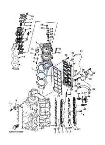 LZ150P drawing CYLINDER--CRANKCASE-2