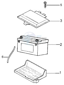 Runner 50 SP drawing Battery