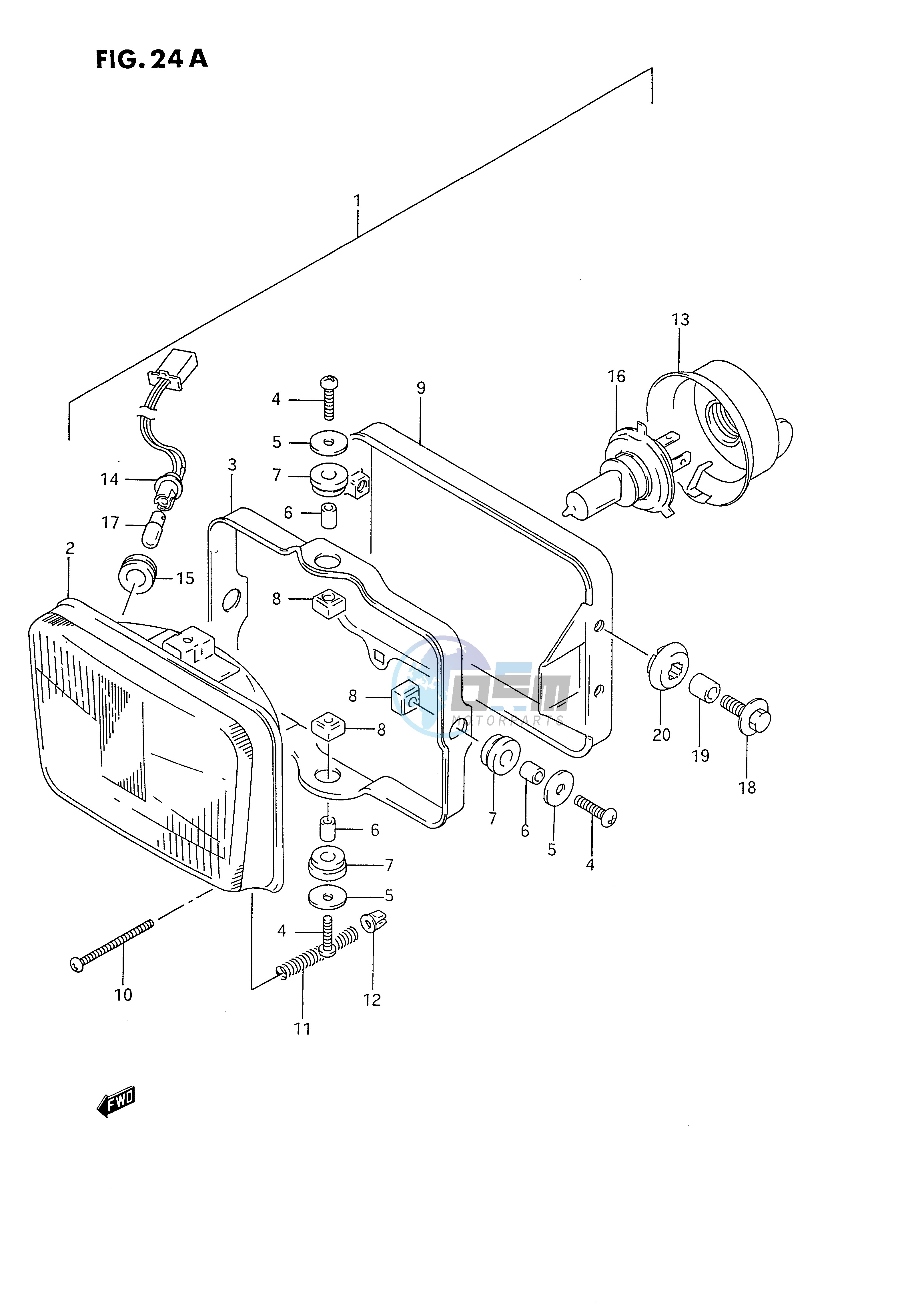 HEADLAMP (MODEL R)