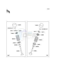 Z750R ZR750NBF FR GB XX (EU ME A(FRICA) drawing Valve(s)