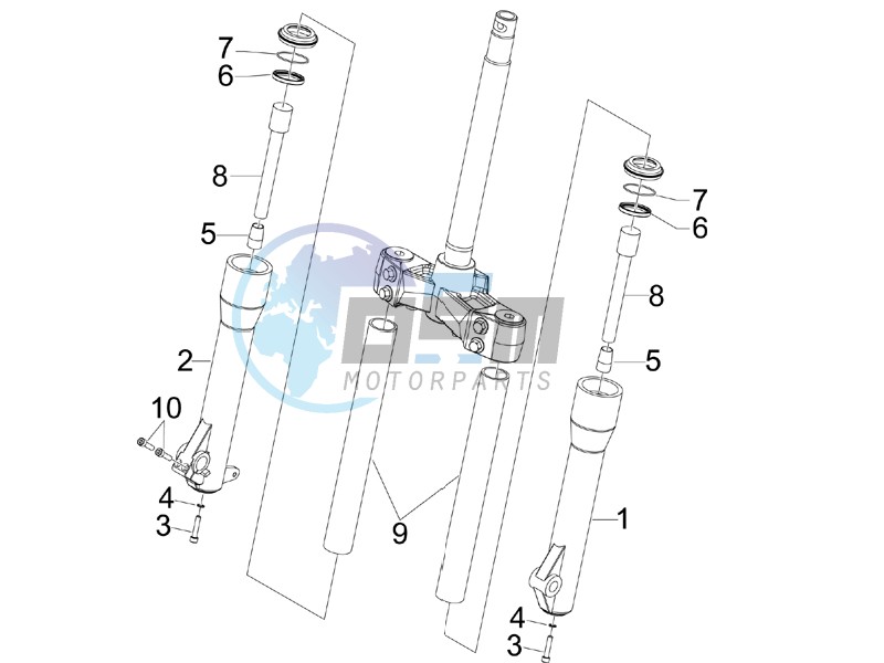 Fork components (Kayaba)