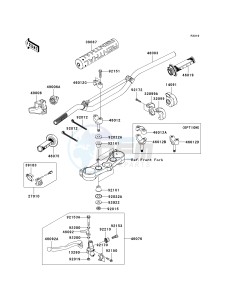 KX 250 W [KX250F MONSTER ENERGY] (W9FA) W9F drawing HANDLEBAR