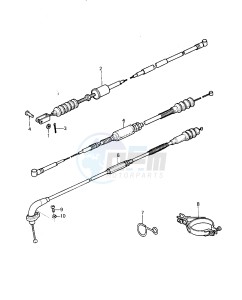 KX 125 A [KX125] (A6) [KX125] drawing CABLES -- 80 A6- -