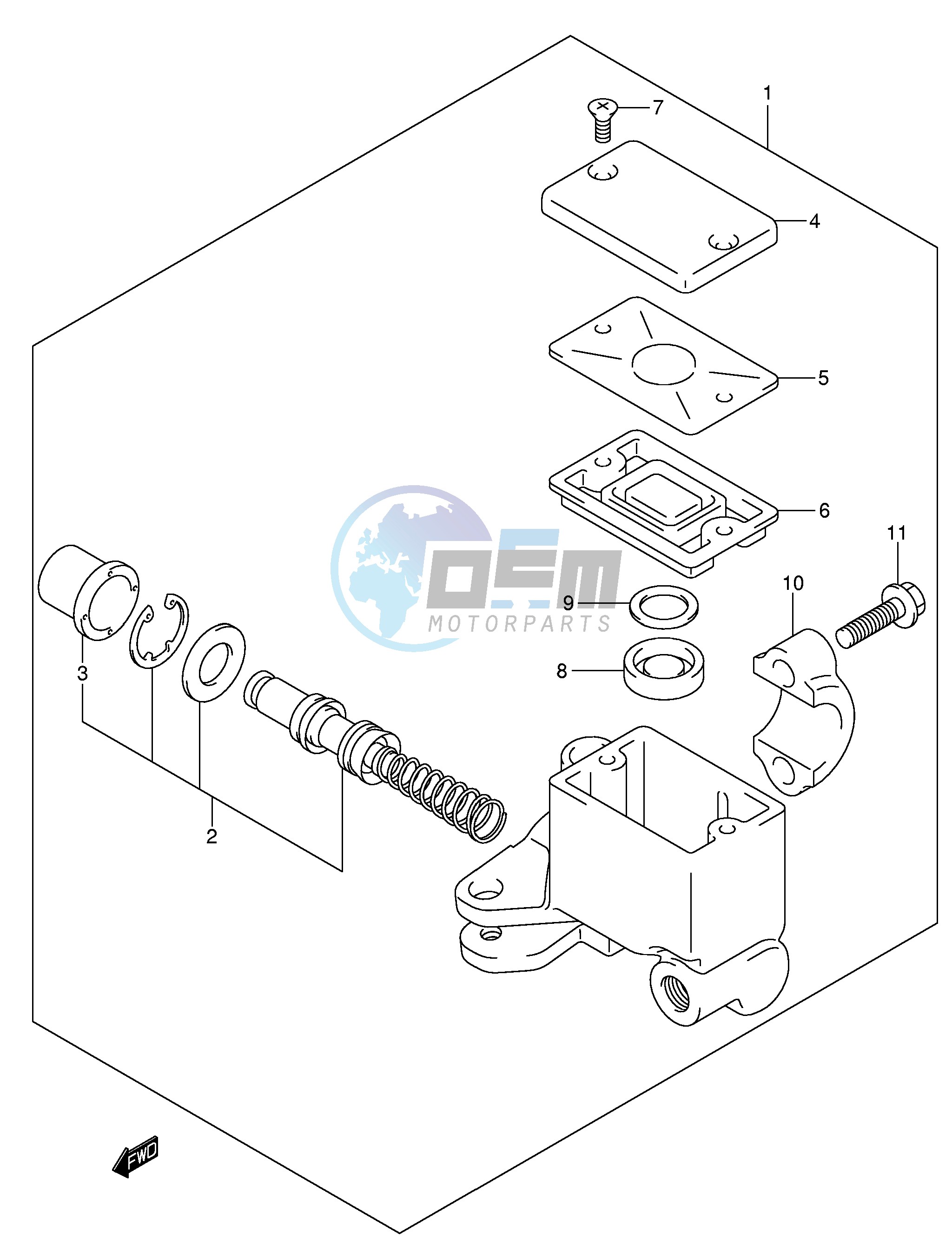 FRONT MASTER CYLINDER