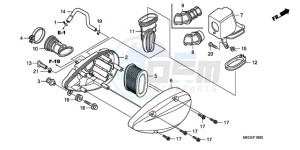 VT750C9 Korea - (KO) drawing AIR CLEANER