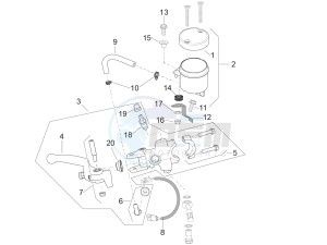 RSV4 1000 Racing Factory L.E. (APAC) (AUS, CP, Ja, MY, NZ, RI, VN) drawing Front master cilinder