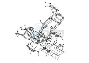 YP E MAJESTY 180 drawing FRAME