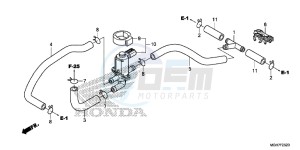 VFR1200XDF CrossTourer - VFR1200X Dual Clutch 2ED - (2ED) drawing AIR INJECTION CONTROL VALVE