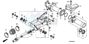 TRX500FEB drawing SWINGARM