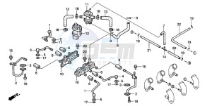 GL1500CT VALKYRIE drawing TUBING (AR/CM/SW)