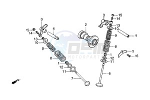 Cougar 125 drawing Camshaft