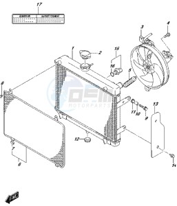 LT-A500XP drawing RADIATOR