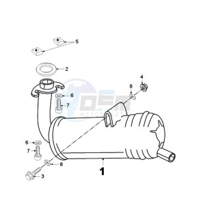 VOGUE LNA BE drawing EXHAUST SYSTEM