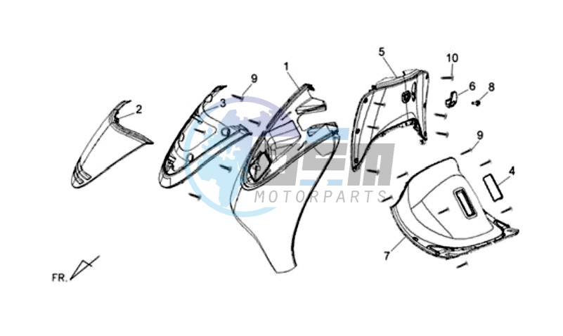 COWLING FRONT / COWLING INNER