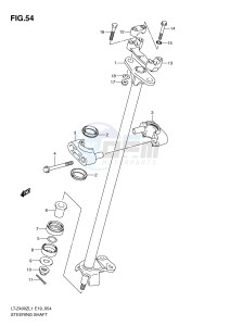 LT-Z400 (E19) drawing STEERING SHAFT