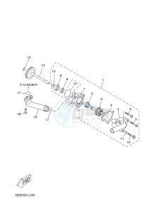 YP250R X-MAX 250 X-MAX 250 (1YS9 1YS9 1YS9) drawing WATER PUMP