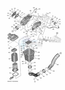 YXF850ES YX85FPSP (BARM) drawing INTAKE