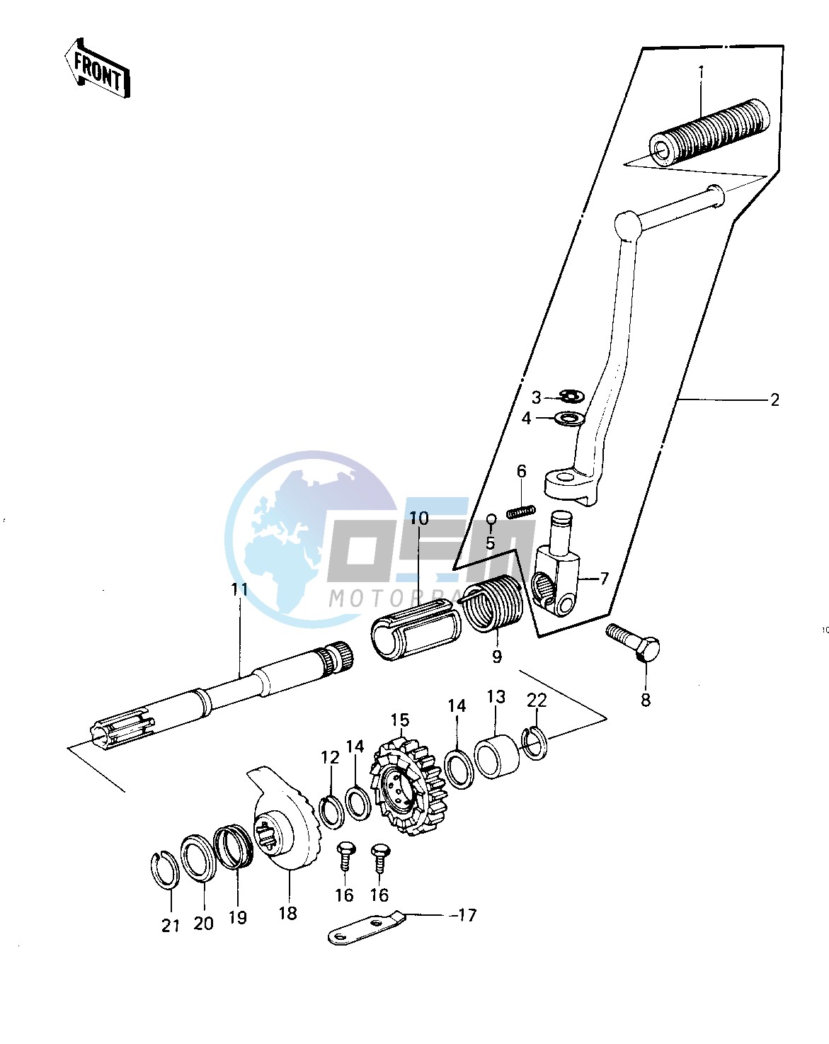 KICKSTARTER MECHANISM