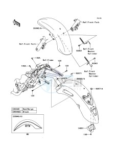 VN1700 CLASSIC TOURER VN1700C9F GB XX (EU ME A(FRICA) drawing Fenders