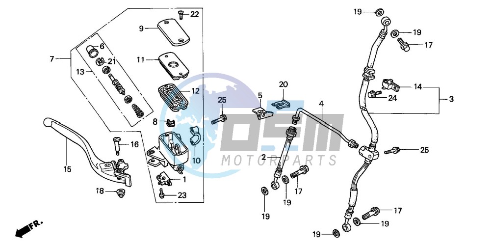 FR. BRAKE MASTER CYLINDER (ST1100)