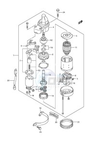 DF 300 drawing Starting Motor