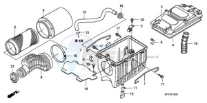 TRX450ER9 Australia - (U / SEL) drawing AIR CLEANER