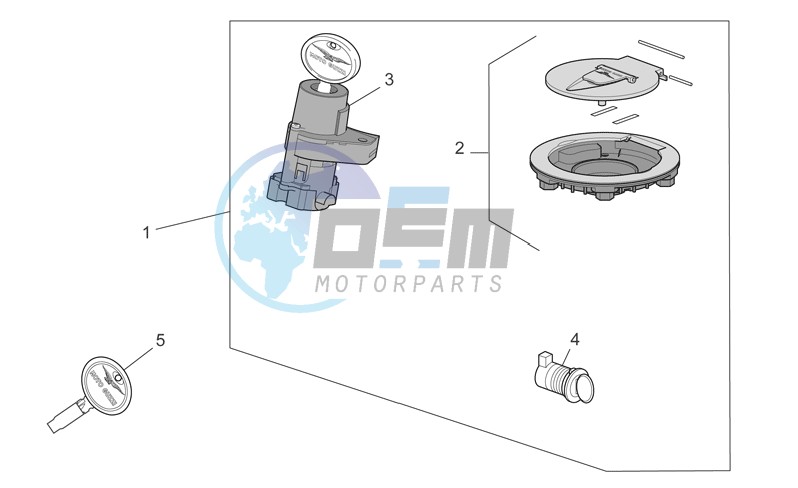 Lock hardware kit