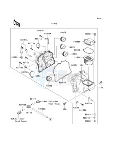 ZR 750 K [Z750S] (K1) K1 drawing AIR CLEANER