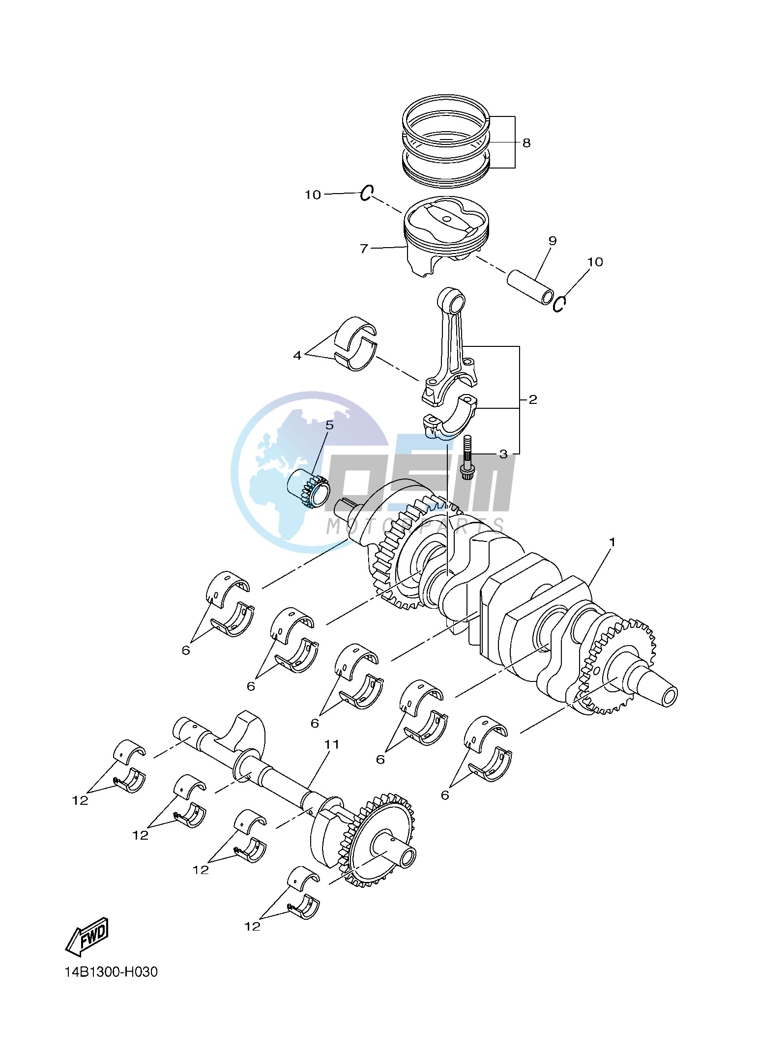 CRANKSHAFT & PISTON