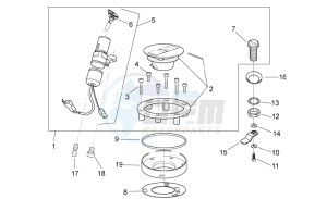 RS 50 drawing Lock hardware kit