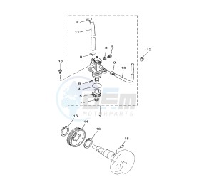 BW'S 50 drawing OIL PUMP