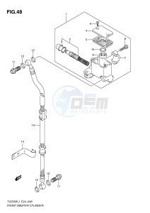 TU250X (E24) drawing FRONT MASTER CYLINDER