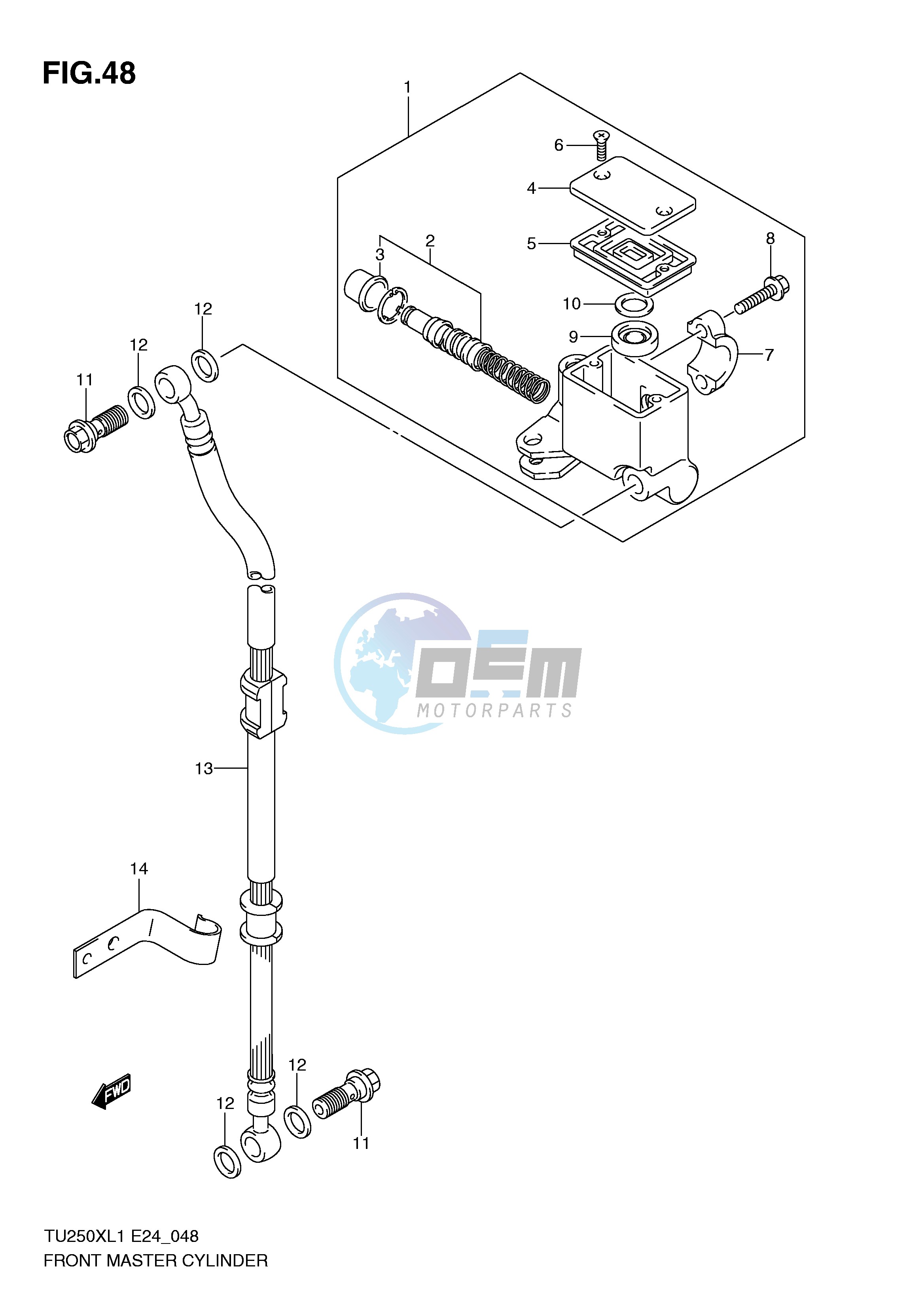 FRONT MASTER CYLINDER