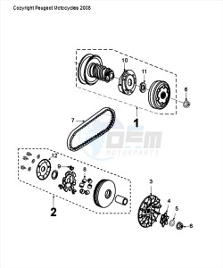 FIGHT 4 50 2T PURE drawing TRANSMISSION