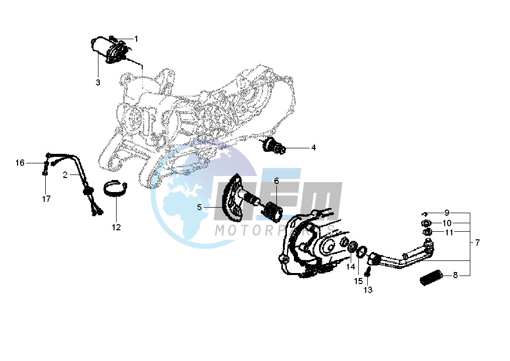 Starting motor