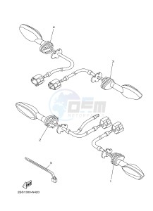 XT1200Z SUPER TENERE ABS (2BSC) drawing FLASHER LIGHT