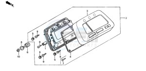 TRX350FM RANCHER 4X4 drawing METER