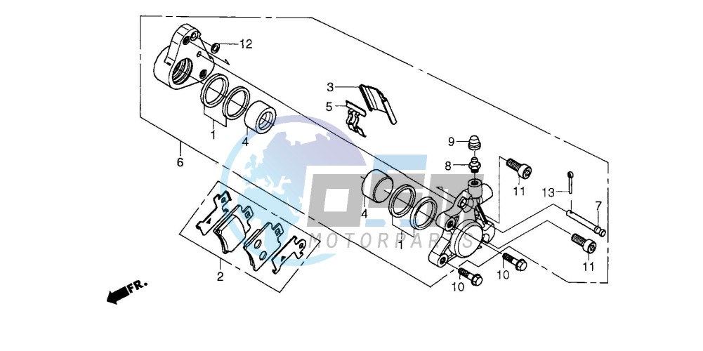 FRONT BRAKE CALIPER