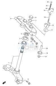 GSF1200 (E2) Bandit drawing STEERING STEM (GSF1200SAV SAW SAX SAY)