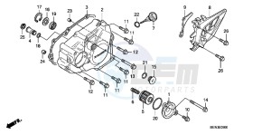 CRF450RC drawing L. CRANKCASE COVER