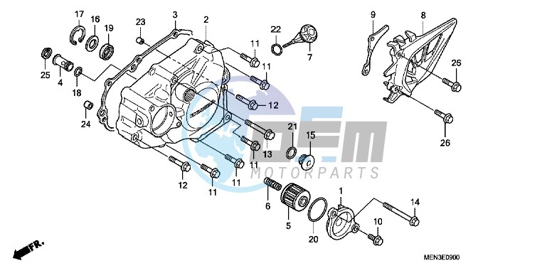 L. CRANKCASE COVER