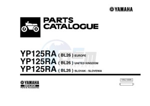 YP125RA XMAX 125 TECH MAX (BL26) drawing Infopage-1