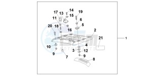 XL1000V VARADERO drawing REAR CARRIER BASE