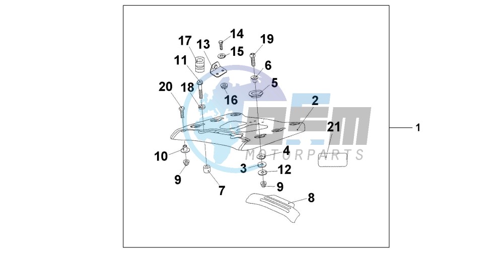 REAR CARRIER BASE