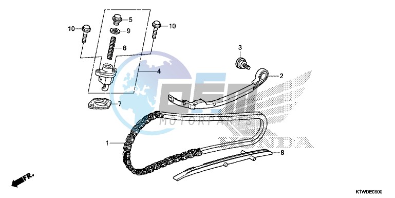 CAM CHAIN/TENSIONER