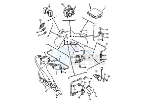 YZF R1 1000 drawing ELECTRICAL DEVICES