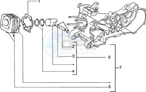 Typhoon 50 (USA) USA drawing Cylinder-piston-wrist pin assy