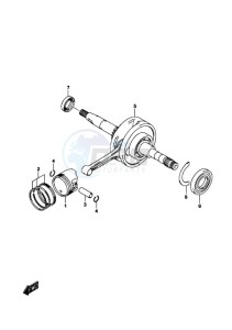 LT-Z50 drawing CRANKSHAFT